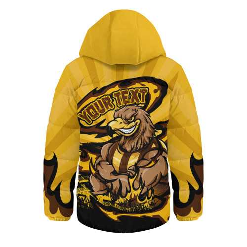 Hawthorn Hooded Padded Jacket Premiership Series Flame Edition