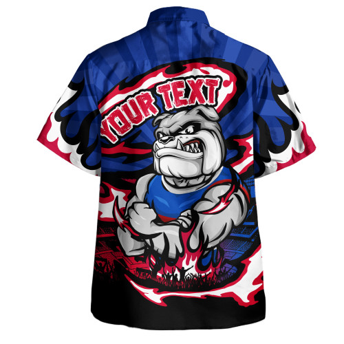 Western Bulldogs Hawaiian Shirt Premiership Series Flame Edition