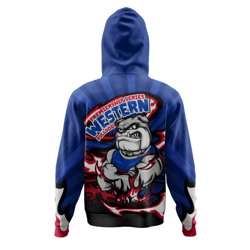 Western Bulldogs Hoodie Premiership Series Flame Edition