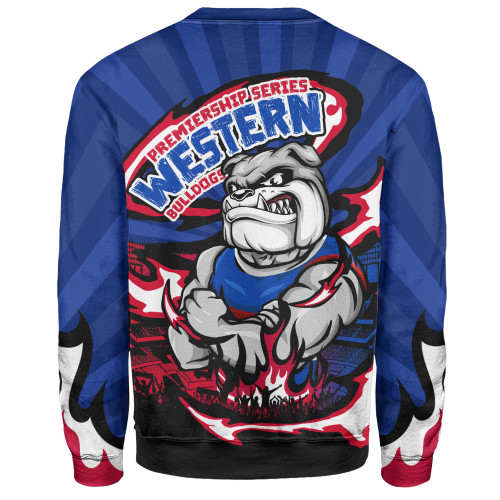 Western Bulldogs Sweatshirt Premiership Series Flame Edition