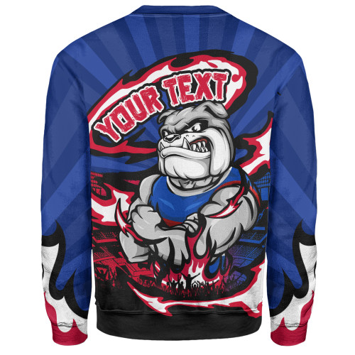 Western Bulldogs Sweatshirt Premiership Series Flame Edition