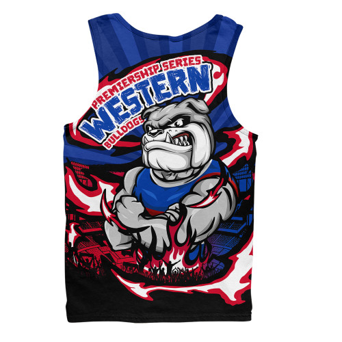 Western Bulldogs Men Singlet Premiership Series Flame Edition