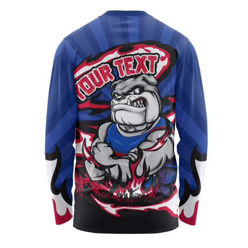 Western Bulldogs Long Sleeve T-shirt Premiership Series Flame Edition