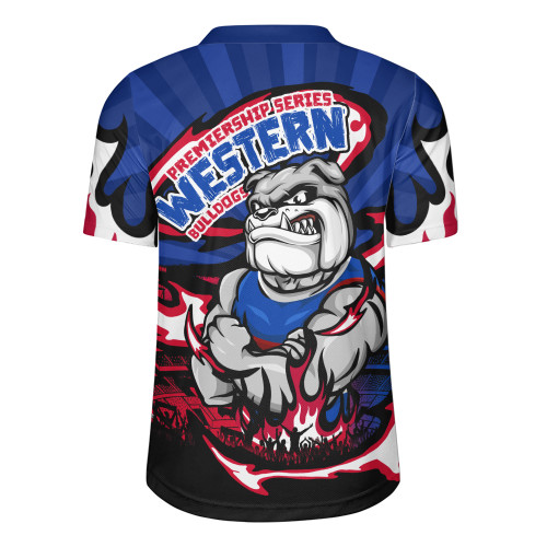 Western Bulldogs Rugby Jersey Premiership Series Flame Edition