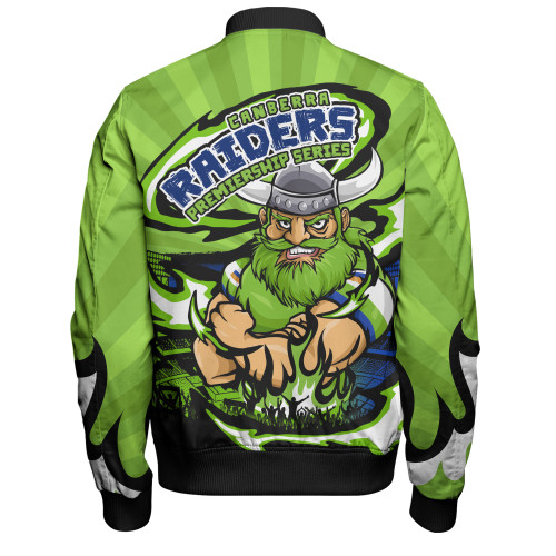 Canberra Raiders Bomber Jacket Premiership Series Sports Gear
