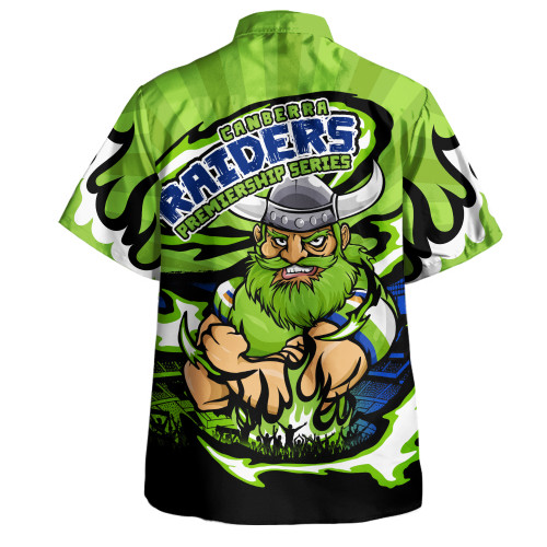 Canberra Raiders Hawaiian Shirt Premiership Series Sports Gear Canberra Raiders Hawaiian Shirt Premiership Series Sports Gear