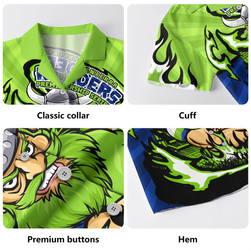 Canberra Raiders Hawaiian Shirt Premiership Series Sports Gear Canberra Raiders Hawaiian Shirt Premiership Series Sports Gear