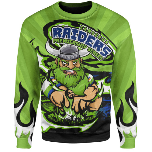 Canberra Raiders Sweatshirt Premiership Series Sports Gear