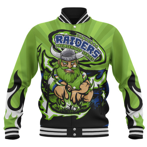 Canberra Raiders Baseball Jacket Premiership Series Sports Gear Canberra Raiders Baseball Jacket Premiership Series Sports Gear