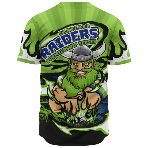 Canberra Raiders Baseball Shirt Premiership Series Sports Gear Canberra Raiders Baseball Shirt Premiership Series Sports Gear
