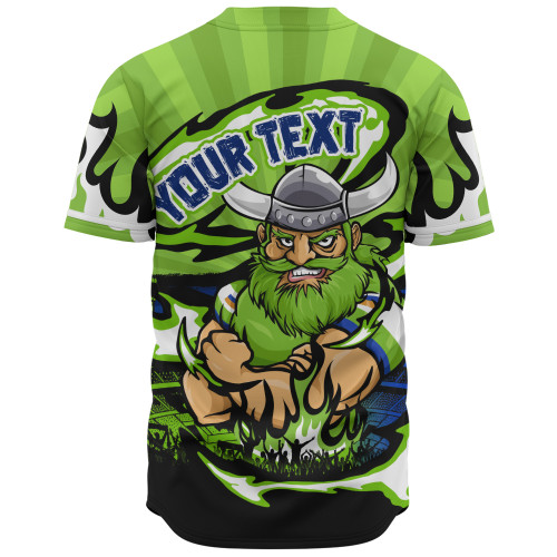 Canberra Raiders Baseball Shirt Premiership Series Sports Gear
