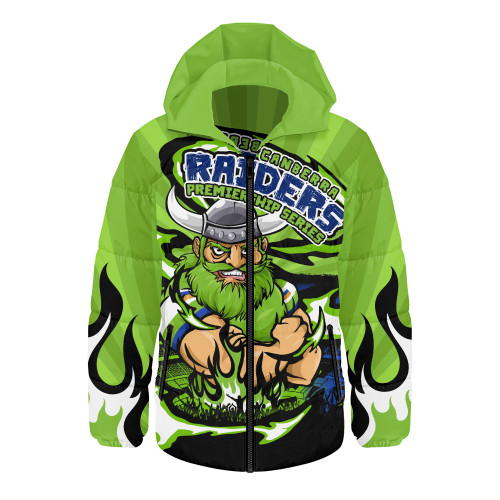 Canberra Raiders Hooded Padded Jacket Premiership Series Sports Gear