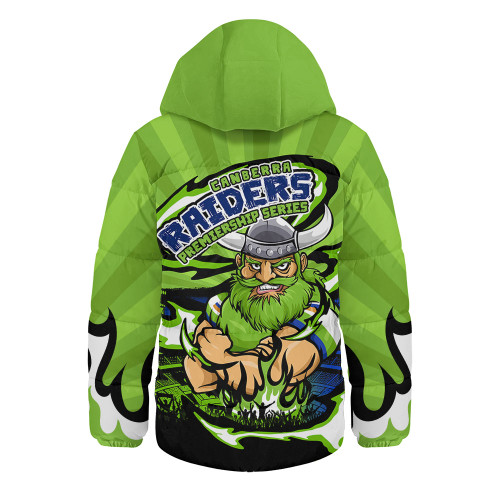 Canberra Raiders Hooded Padded Jacket Premiership Series Sports Gear