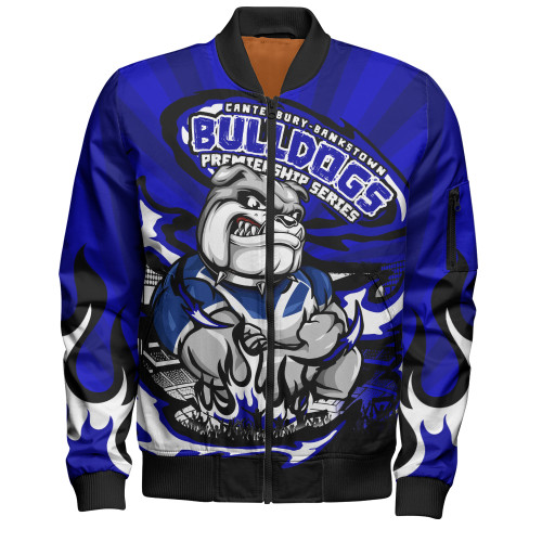 Canterbury-Bankstown Bulldogs Bomber Jacket Premiership Series Sports Gear
