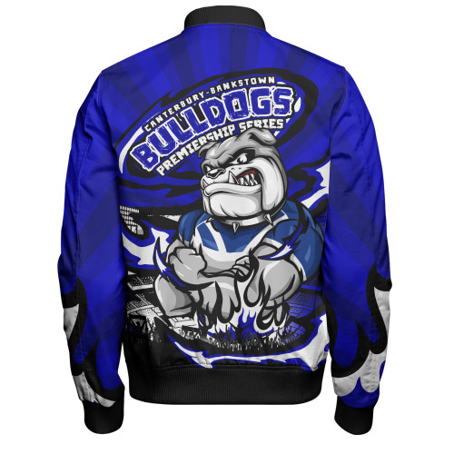Canterbury-Bankstown Bulldogs Bomber Jacket Premiership Series Sports Gear Canterbury-Bankstown Bulldogs Bomber Jacket Premiership Series Sports Gear