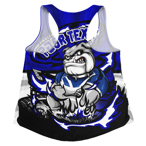 Canterbury-Bankstown Bulldogs Women Racerback Singlet Premiership Series Sports Gear