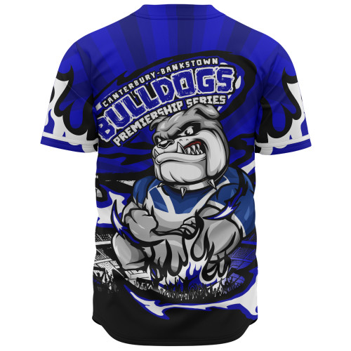 Canterbury-Bankstown Bulldogs Baseball Shirt Premiership Series Sports Gear