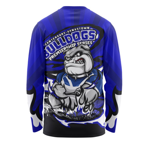 Canterbury-Bankstown Bulldogs Long Sleeve T-shirt Premiership Series Sports Gear Canterbury-Bankstown Bulldogs Long Sleeve T-shirt Premiership Series Sports Gear