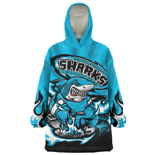 Cronulla-Sutherland Sharks Snug Hoodie Premiership Series Sports Gear