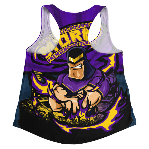 Melbourne Storm Women Racerback Singlet Premiership Series Sports Gear