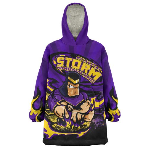 Melbourne Storm Snug Hoodie Premiership Series Sports Gear