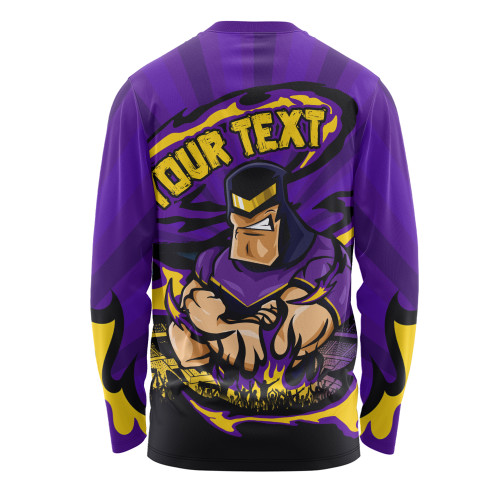 Melbourne Storm Long Sleeve T-shirt Premiership Series Sports Gear