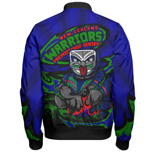 New Zealand Warriors Bomber Jacket Premiership Series Sports Gear