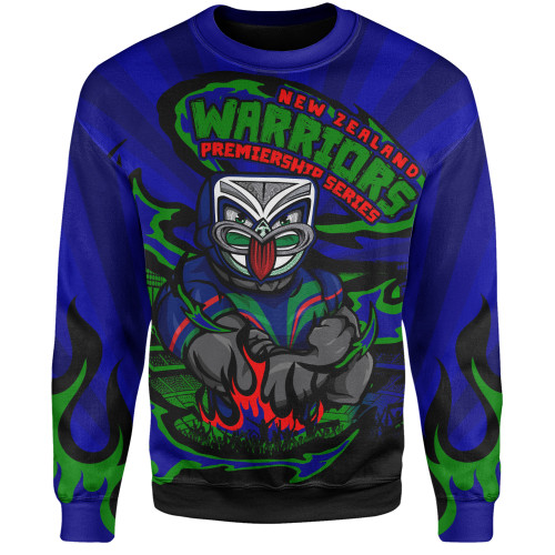 New Zealand Warriors Sweatshirt Premiership Series Sports Gear