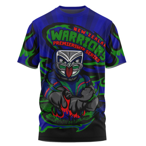 New Zealand Warriors T-Shirt Premiership Series Sports Gear New Zealand Warriors T-Shirt Premiership Series Sports Gear