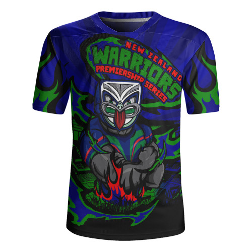 New Zealand Warriors Rugby Jersey Premiership Series Sports Gear