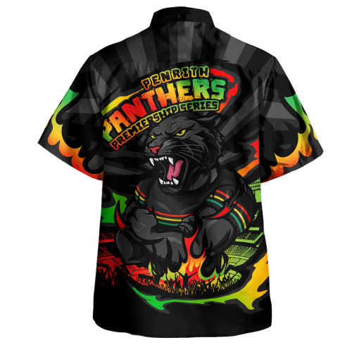 Penrith Panthers Hawaiian Shirt Premiership Series Sports Gear