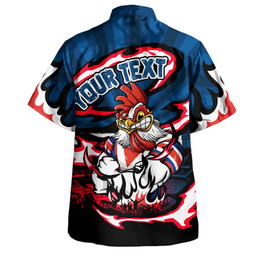Sydney Roosters Hawaiian Shirt Premiership Series Sports Gear