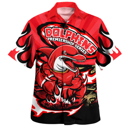 Redcliffe Dolphins Hawaiian Shirt Premiership Series Sports Gear Redcliffe Dolphins Hawaiian Shirt Premiership Series Sports Gear
