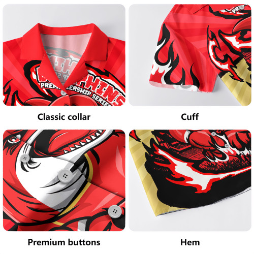 Redcliffe Dolphins Hawaiian Shirt Premiership Series Sports Gear Redcliffe Dolphins Hawaiian Shirt Premiership Series Sports Gear