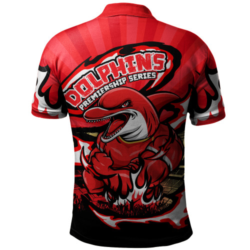 Redcliffe Dolphins Polo Shirt Premiership Series Sports Gear