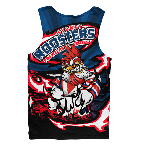 Sydney Roosters Men Singlet Premiership Series Sports Gear