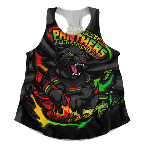 Penrith Panthers Women Racerback Singlet Premiership Series Sports Gear Penrith Panthers Women Racerback Singlet Premiership Series Sports Gear