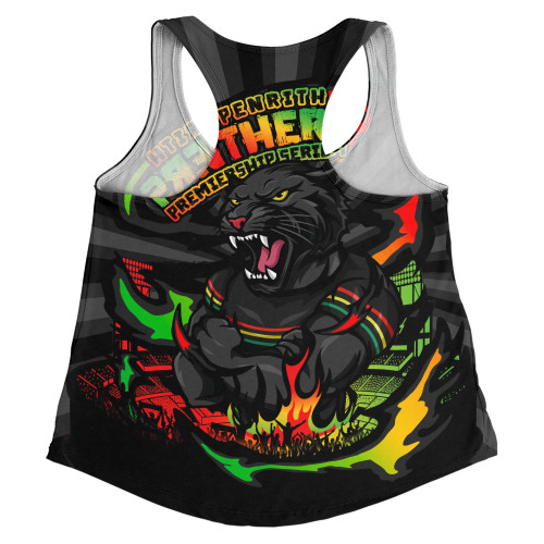 Penrith Panthers Women Racerback Singlet Premiership Series Sports Gear