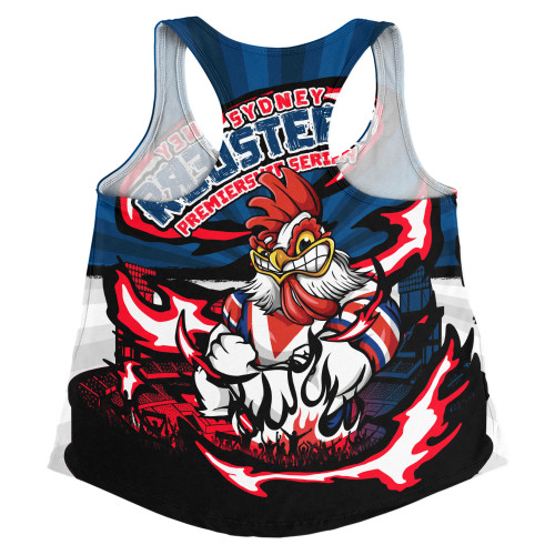 Sydney Roosters Women Racerback Singlet Premiership Series Sports Gear