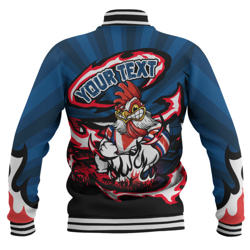 Sydney Roosters Baseball Jacket Premiership Series Sports Gear