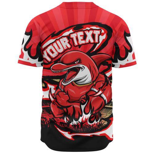Redcliffe Dolphins Baseball Shirt Premiership Series Sports Gear Redcliffe Dolphins Baseball Shirt Premiership Series Sports Gear