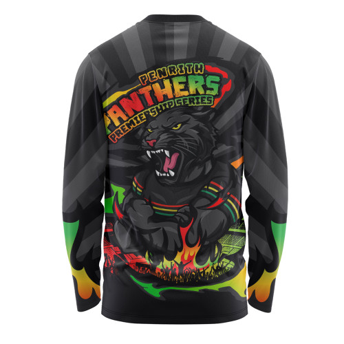 Penrith Panthers Long Sleeve T-shirt Premiership Series Sports Gear