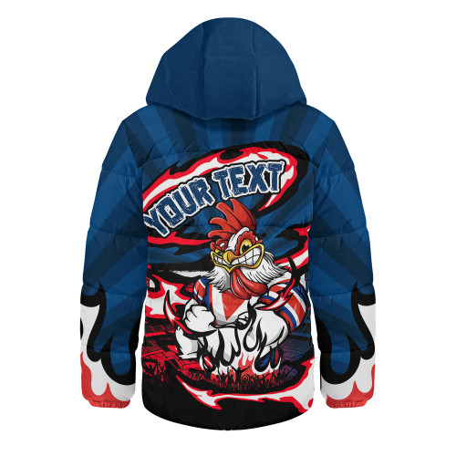 Sydney Roosters Hooded Padded Jacket Premiership Series Sports Gear Sydney Roosters Hooded Padded Jacket Premiership Series Sports Gear