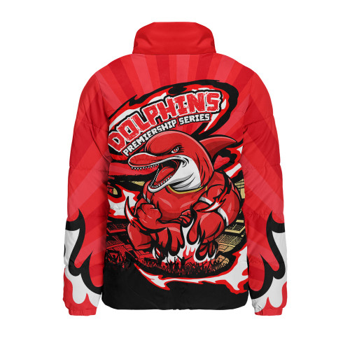 Redcliffe Dolphins Padded Jacket Premiership Series Sports Gear