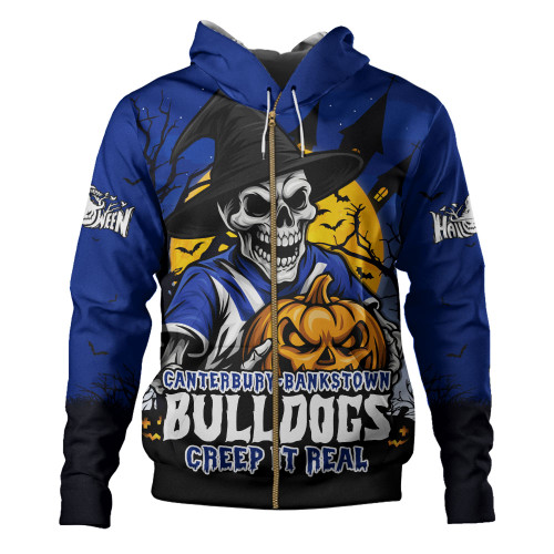 Canterbury-Bankstown Bulldogs Hoodie Dark Moon Rugby Halloween Battle Edition Canterbury-Bankstown Bulldogs Hoodie Dark Moon Rugby Halloween Battle Edition