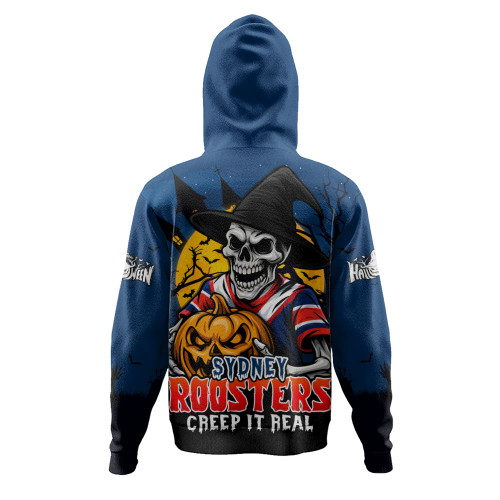 Sydney Roosters Hoodie Dark Moon Rugby Halloween Battle Edition Sydney Roosters Hoodie Dark Moon Rugby Halloween Battle Edition
