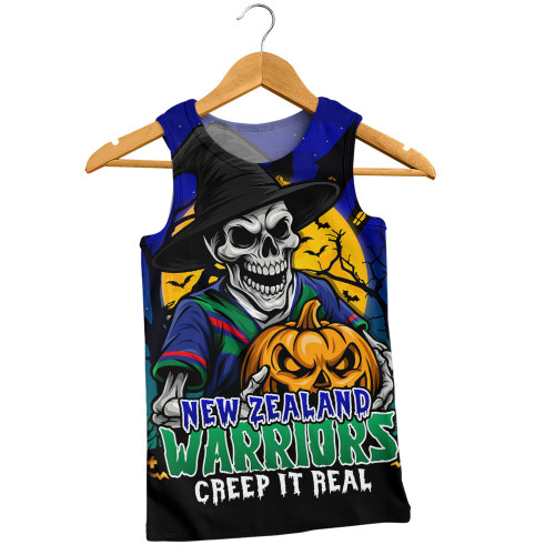 New Zealand Warriors Men Singlet Dark Moon Rugby Halloween Battle Edition New Zealand Warriors Men Singlet Dark Moon Rugby Halloween Battle Edition