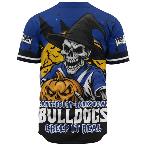 Canterbury-Bankstown Bulldogs Baseball Shirt Dark Moon Rugby Halloween Battle Edition Canterbury-Bankstown Bulldogs Baseball Shirt Dark Moon Rugby Halloween Battle Edition