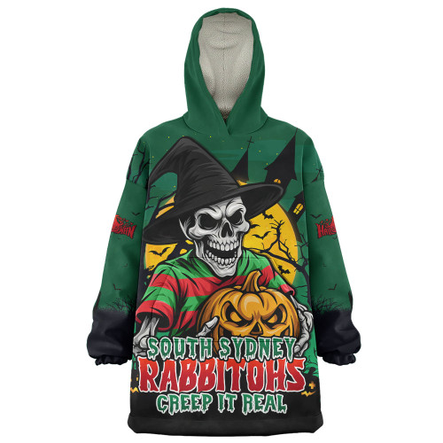 South Sydney Rabbitohs Snug Hoodie Dark Moon Rugby Halloween Battle Edition South Sydney Rabbitohs Snug Hoodie Dark Moon Rugby Halloween Battle Edition