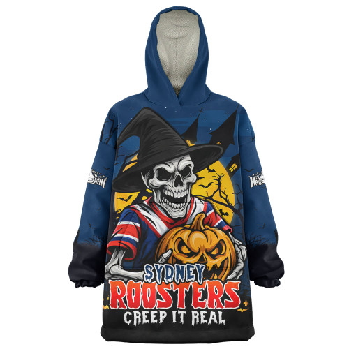 Sydney Roosters Snug Hoodie Dark Moon Rugby Halloween Battle Edition